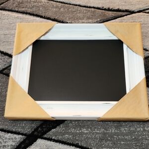 COUTURE BOUTIQUE AIDEN ANITQUE-WHITE WOODEN FRAMED CHALKBOARD HOME DECOR